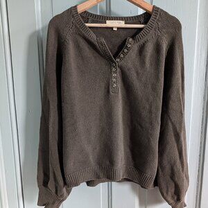 Sezane Leontine Knit Cotton Sweater / Pullover - XL Authentic!